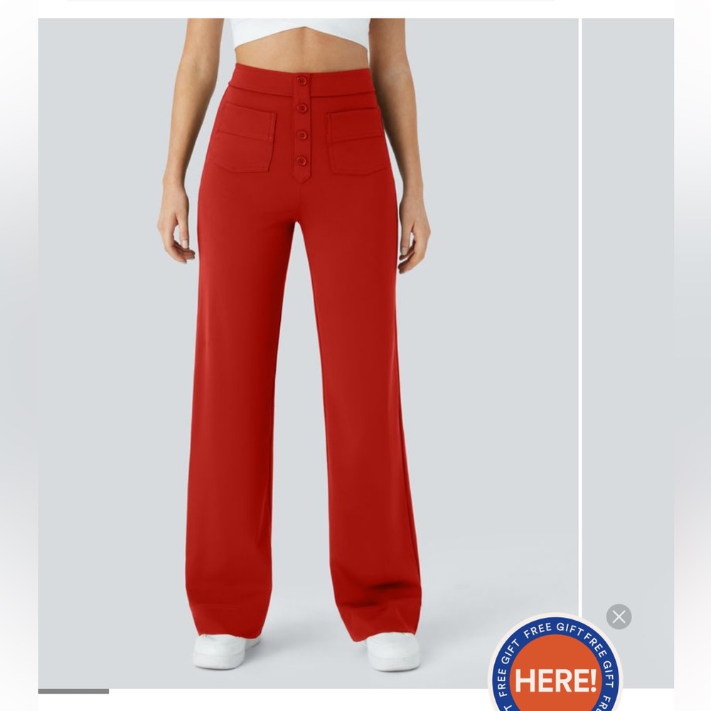 Brand new Halara High Waisted Straight Leg Pants